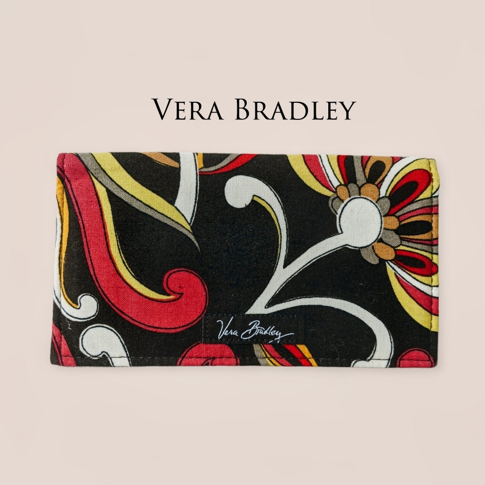 Vera Bradley Red Puccini Checkbook Wallet NWOT